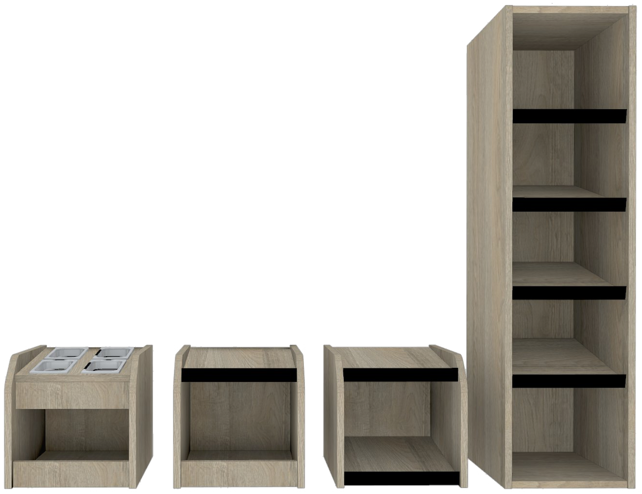 Countertop Cubby Units